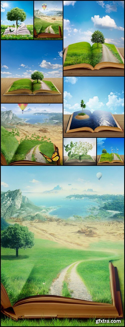 Book of Nature - 9 UHQ JPEG Stock Images