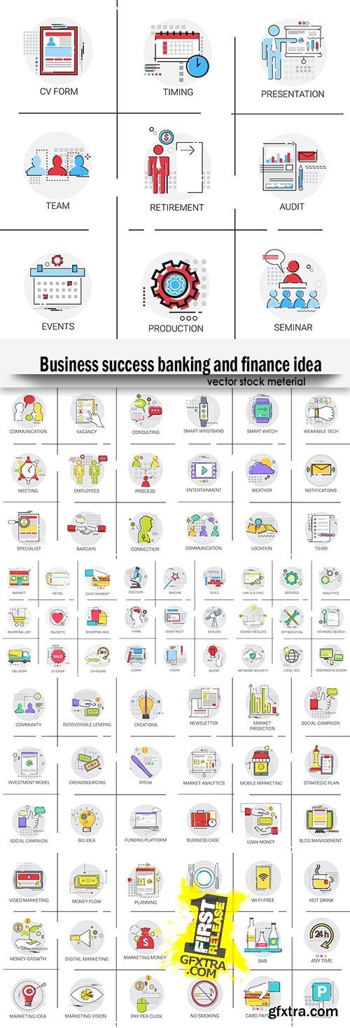 Business success banking and finance idea