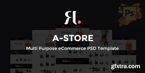 ThemeForest - A-Store - Ecommerce PSD Template 11406212