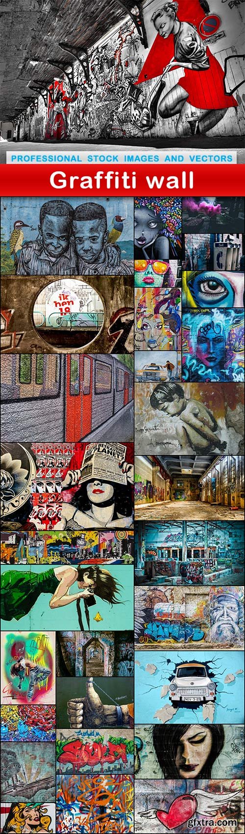 Graffiti wall - 30 UHQ JPEG