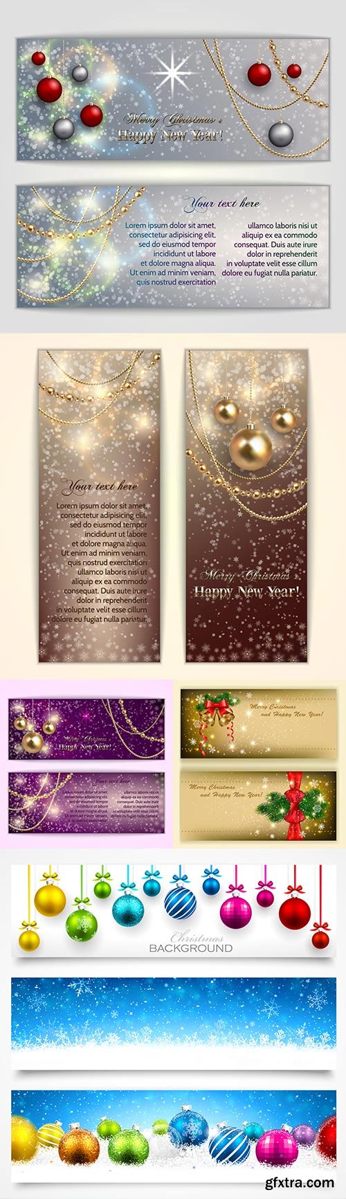 New Year Banners