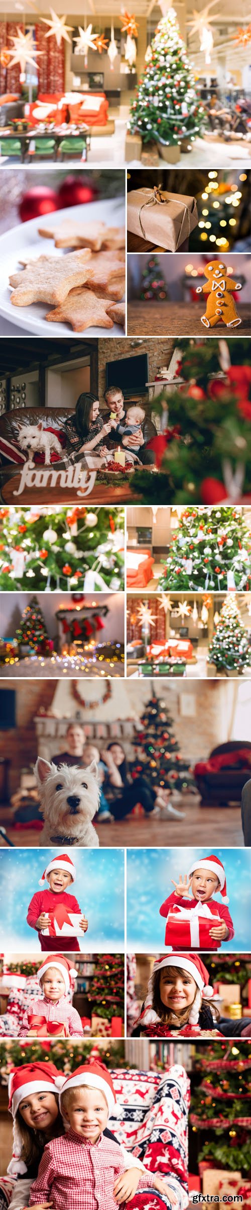 Defocused Christmas Scenes With Blurred Colorful Lights Photos