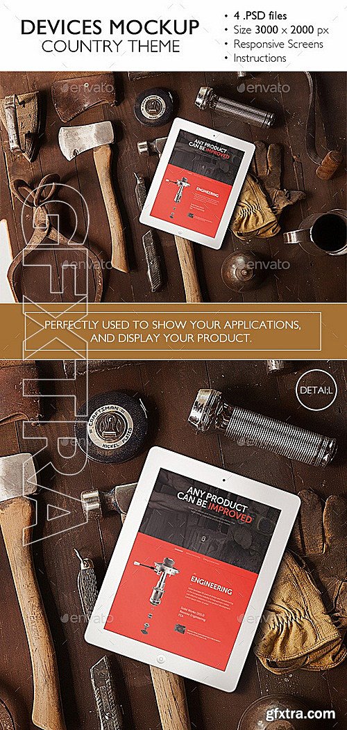 GraphicRiver - Devices Mockup Country Theme 12005644