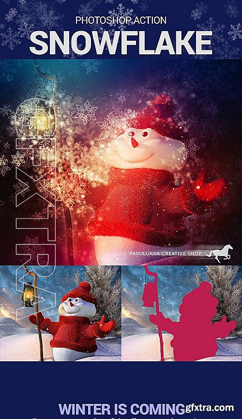 GraphicRiver - Snowflake Effects 13618608