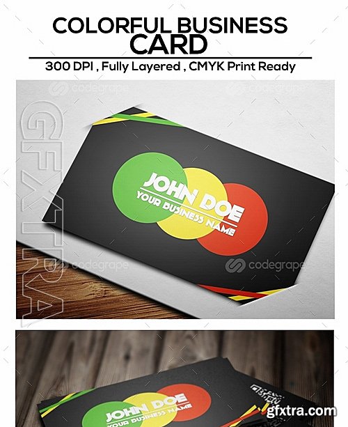 Colorful Business Card 10718