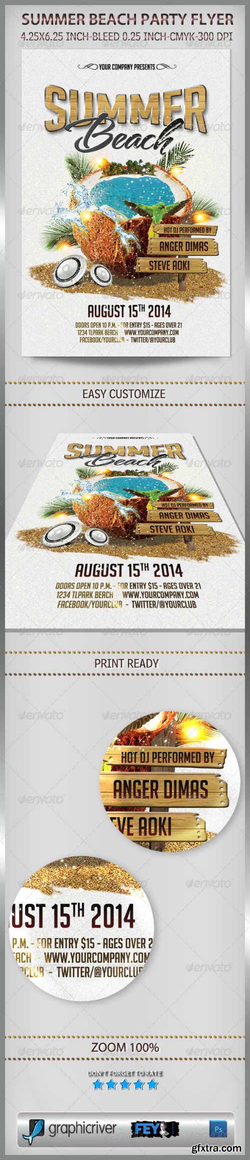 GR - Summer Beach Party Flyer 6943064