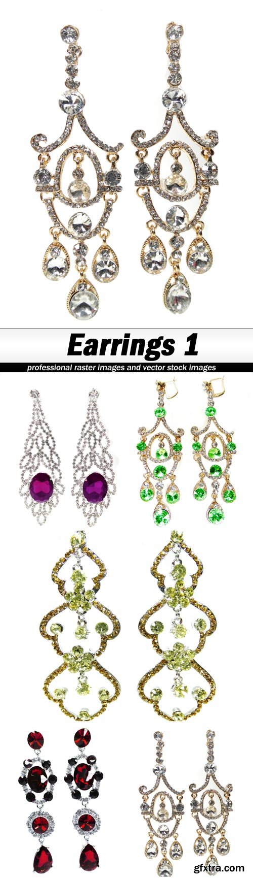 Earrings 1 - 5 UHQ JPEG