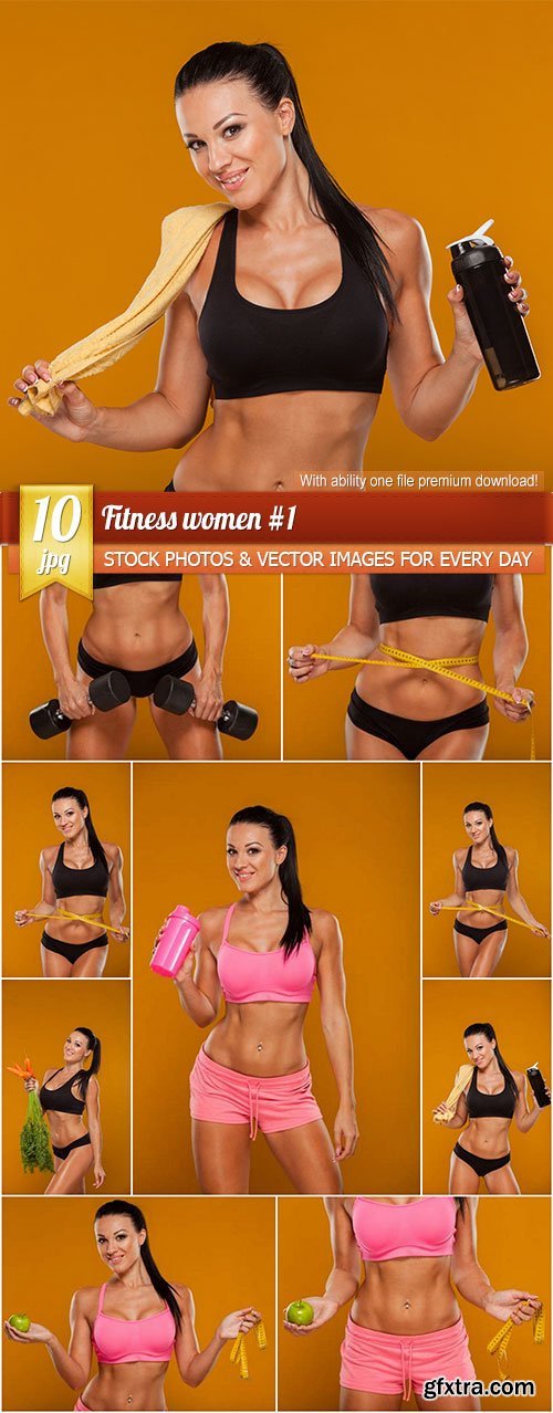 Fitness women #1, 10 x UHQ JPEG