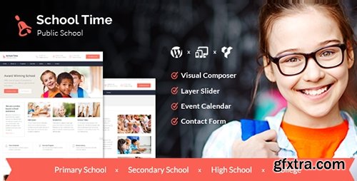 ThemeForest - School Time v1.1.0 - Modern Education WordPress Theme - 15696754