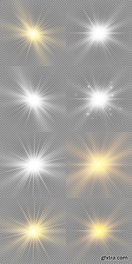 Glow Light Effect - Star Burst with Sparkles