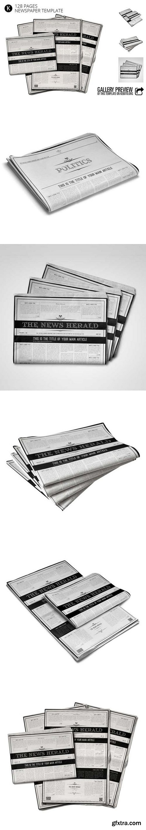 CM - 128 Pages Newspaper Template 1040767