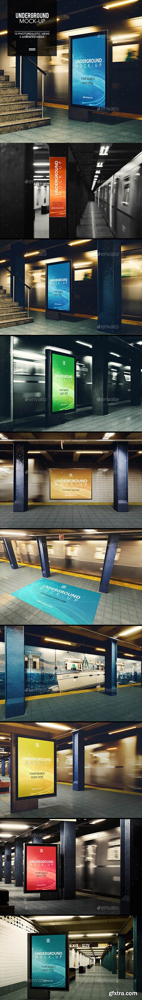 GraphicRiver - 3D Underground / Subway Mock-up / Animated Edition 18420854