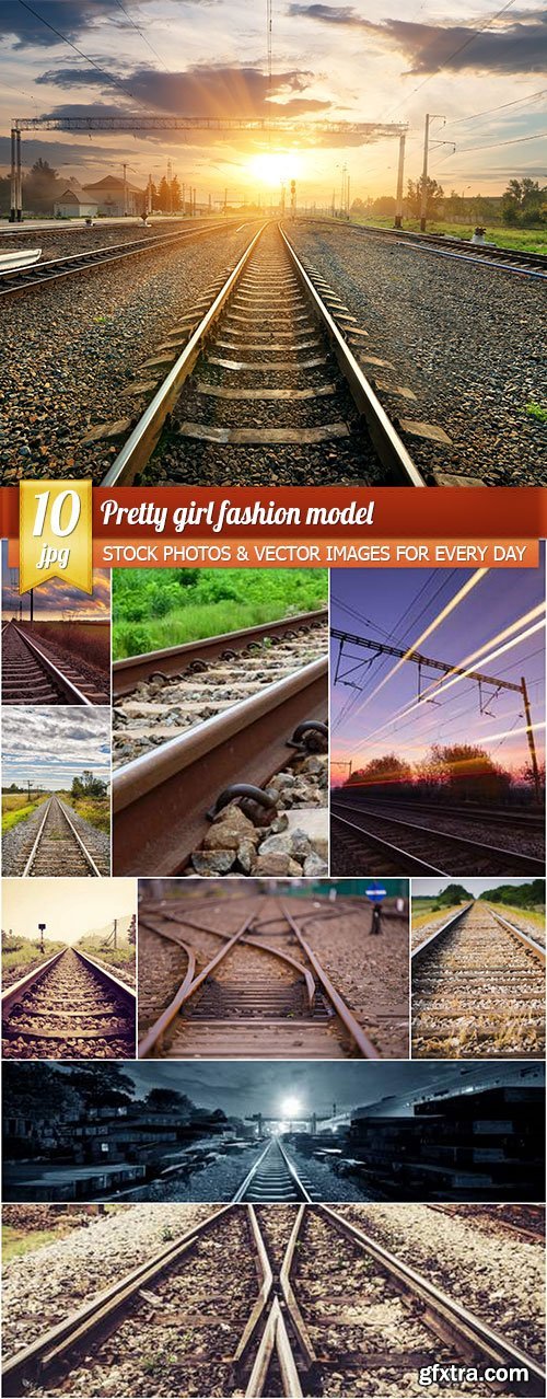 Railway, 10 x UHQ JPEG