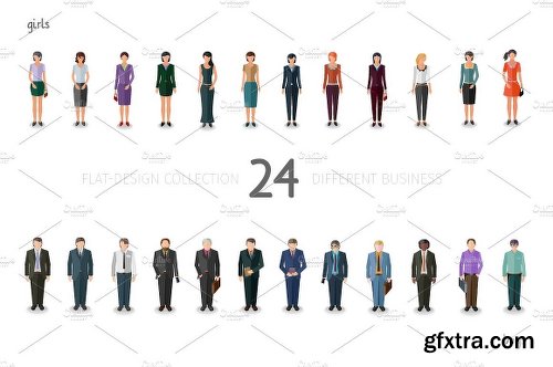 CreativeMarket Business people collection 1123641