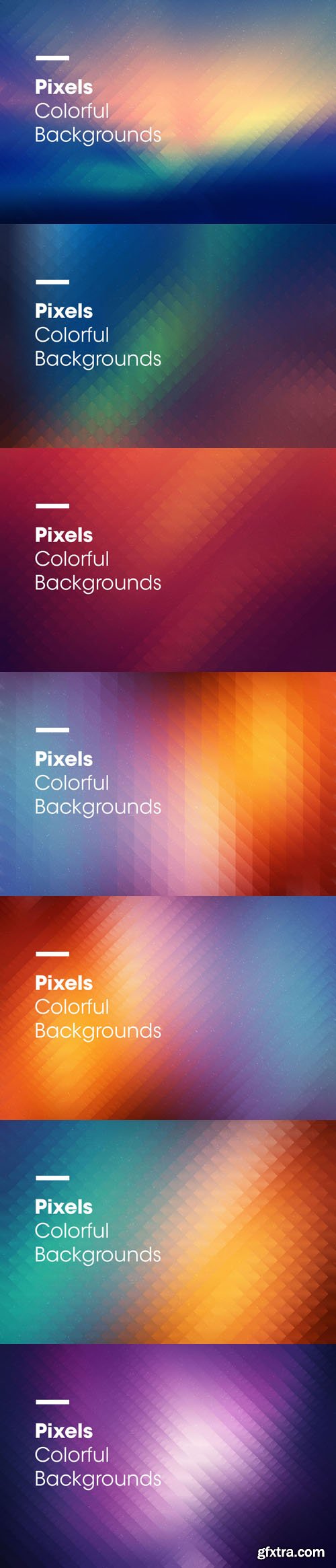 Pixels | Colorful Backgrounds