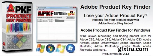APKF Adobe Product Key Finder 2.4.4.0 + Portable