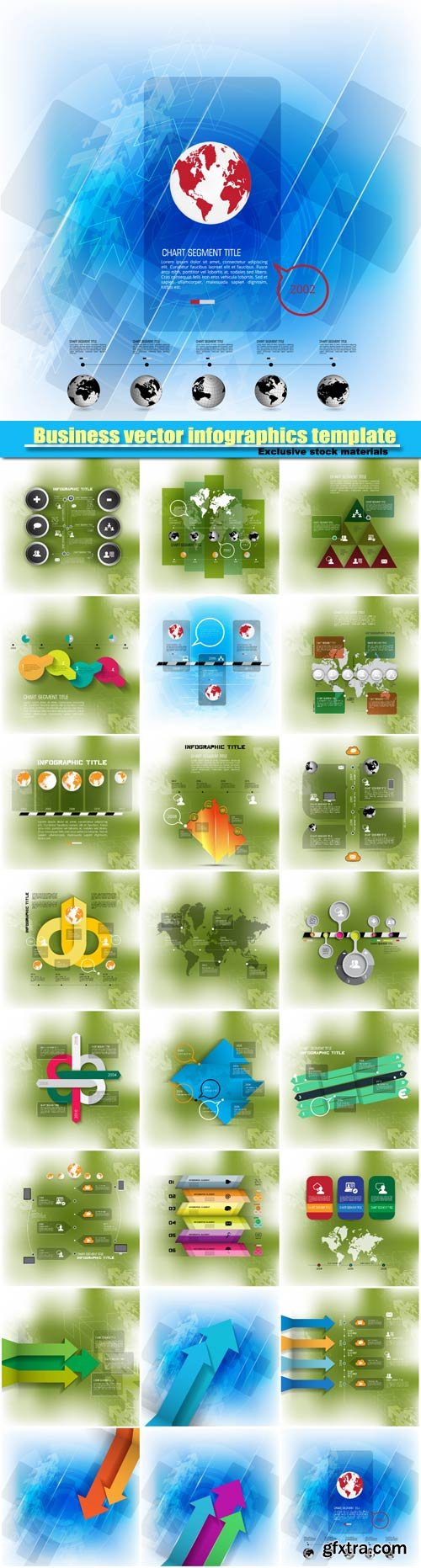 Business vector infographics template