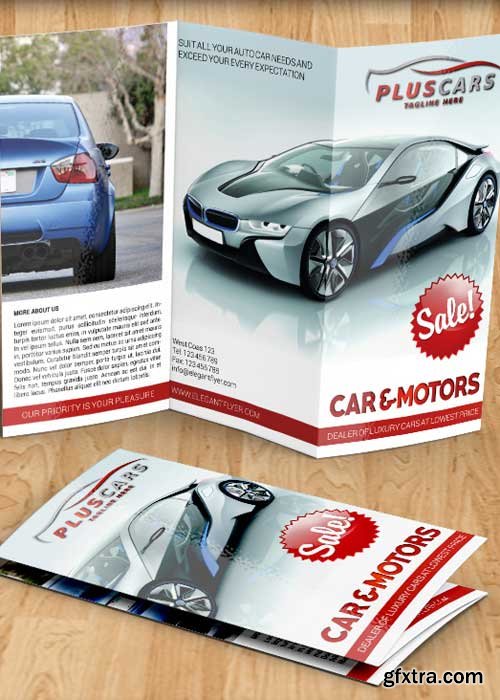Car Sale V3 Brochure PSD Template