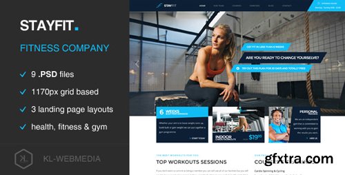 ThemeForest - Stayfit - Fitness PSD Template 11648192