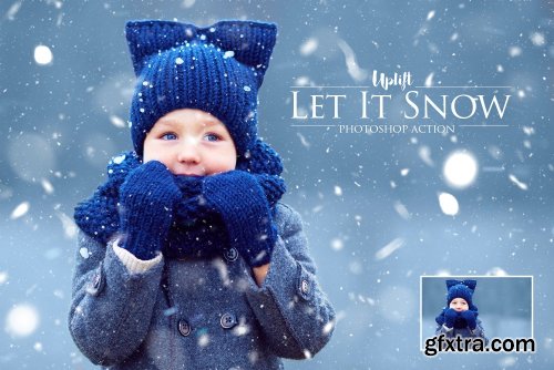 CreativeMarket Let It Snow! Photoshop Action 1120372