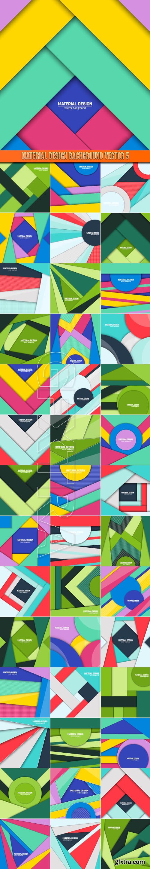 Material design background vector 5