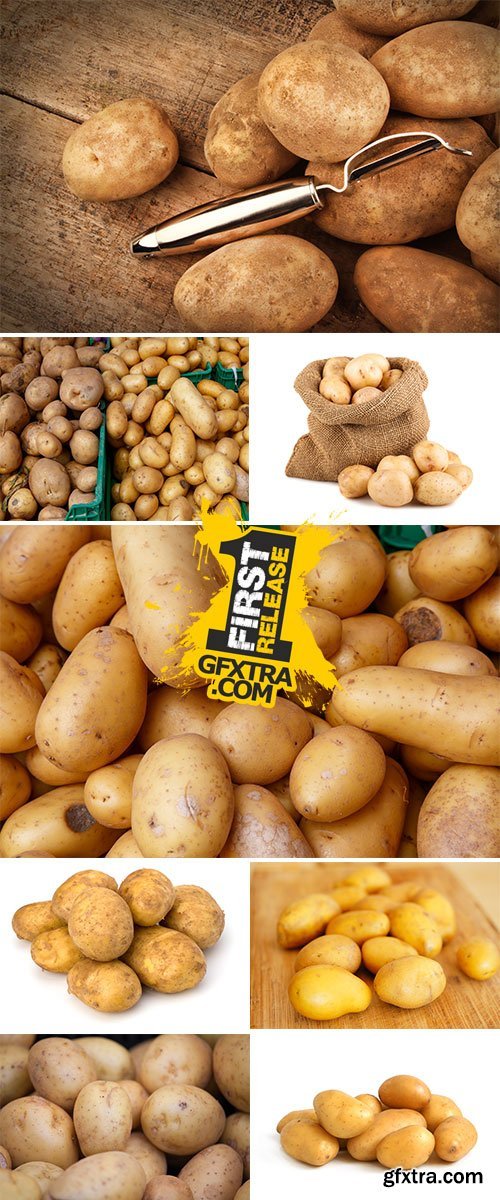 Stock Image Group of potatoes