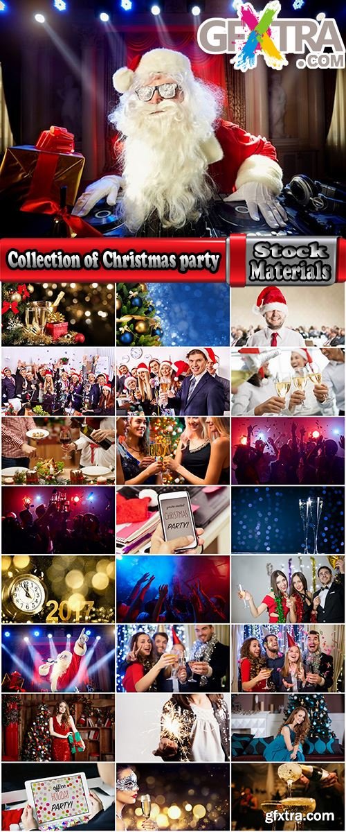 Collection of Christmas party celebration champagne corporate holiday fun 25 HQ Jpeg