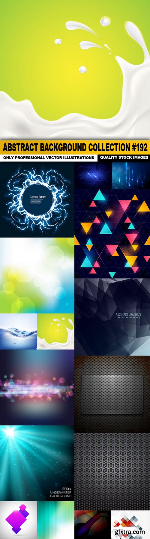 Abstract Background Collection #192 - 16 Vector