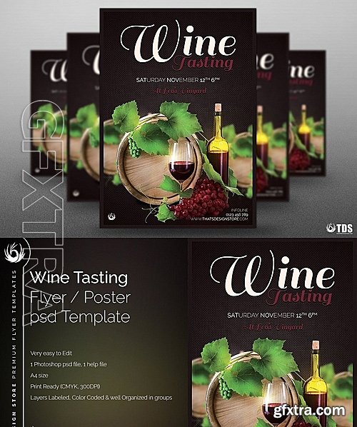 CM - Wine Tasting Flyer Template 1129440
