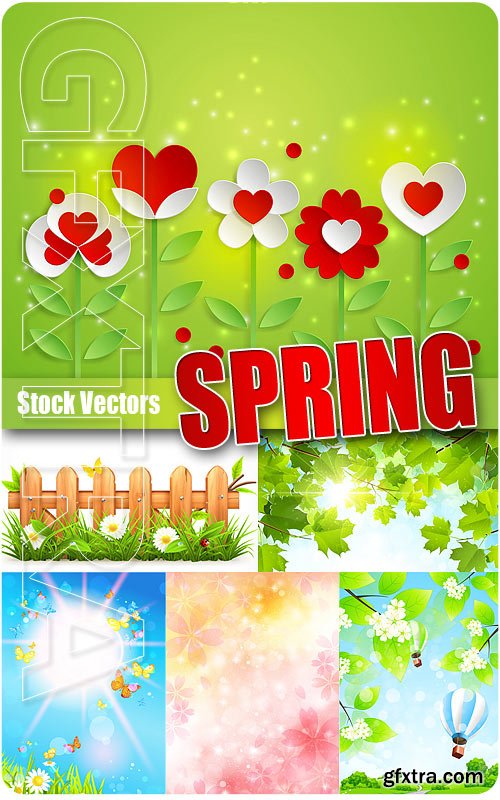 Spring 4 - Stock Vectors