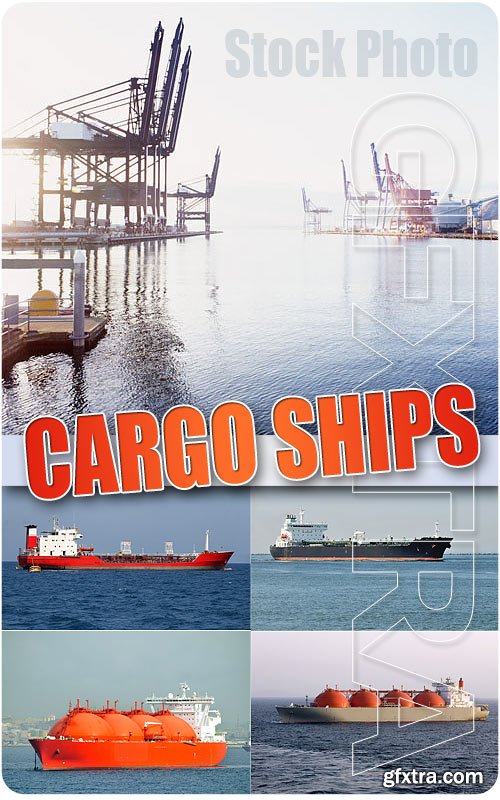 Cargo Ships 2 - UHQ Stock Photo