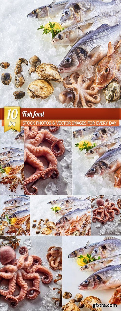 Fish food, 10 x UHQ JPEG