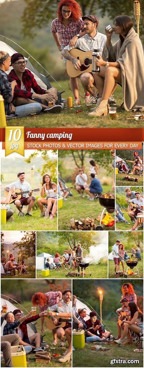 Fanny camping, 10 x UHQ JPEG