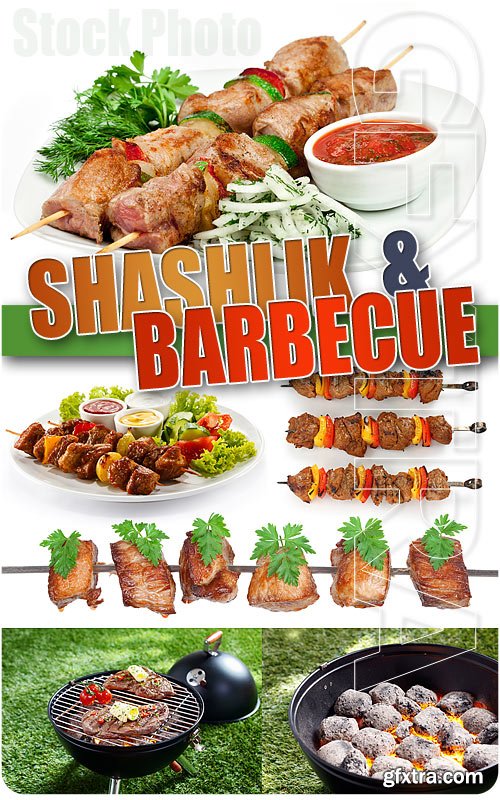 Shashlik and Barbecue - UHQ Stock Photo