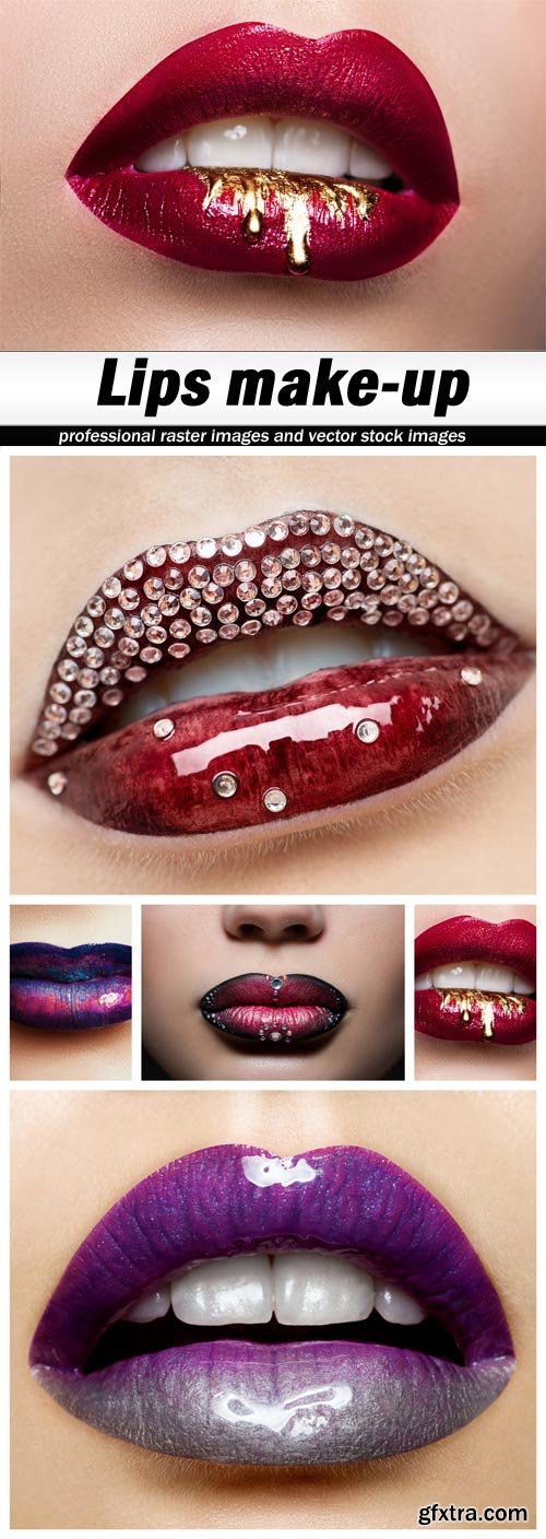 Lips make-up - 5 UHQ JPEG