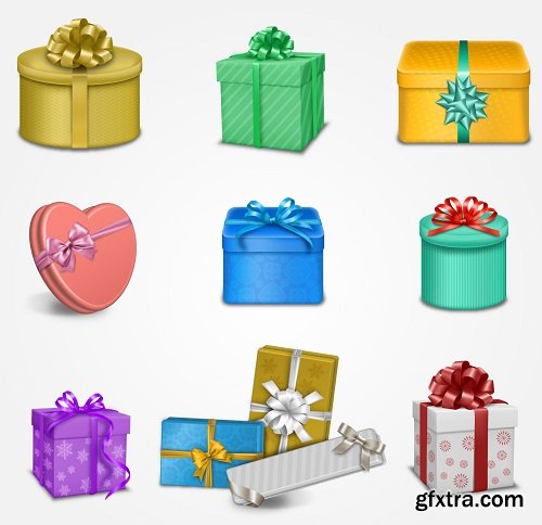 Vectors - Christmas gifts 5