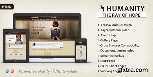 ThemeForest - Humanity - NGO & Charity HTML Template (Update: 28 June 15 - 8049941)