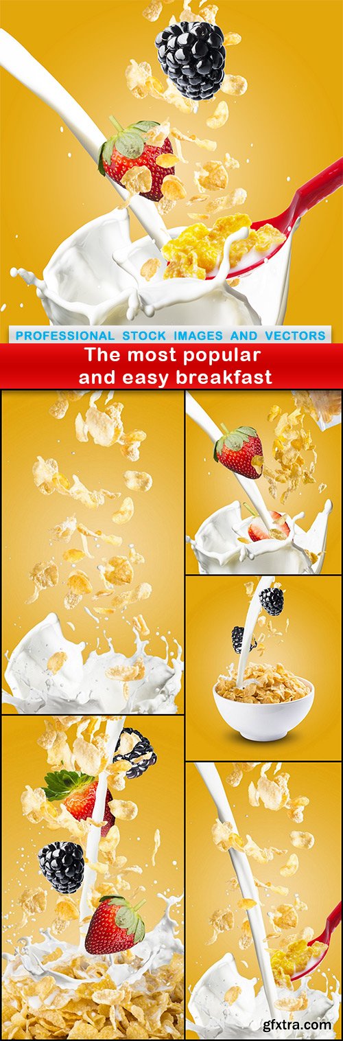 The most popular and easy breakfast - 6 UHQ JPEG