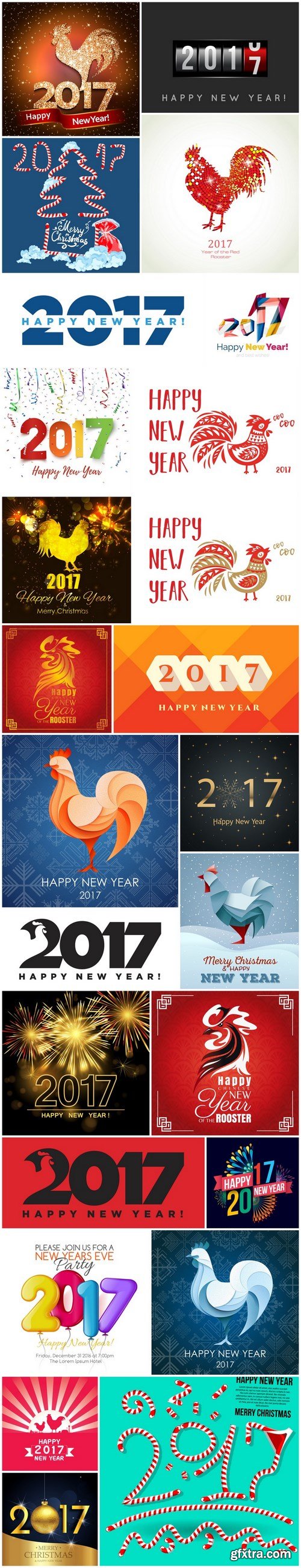 New Year Design 2017 part 6 - 26xEPS