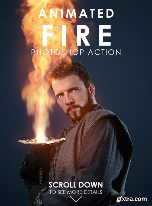 GraphicRiver - Animated Fire Photoshop Action - 19171775