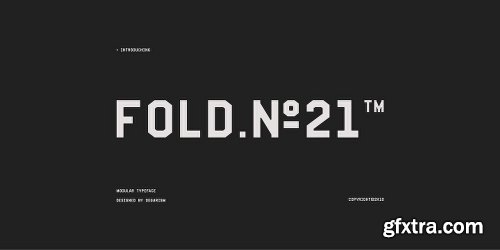 Fold No.21 Mono Font