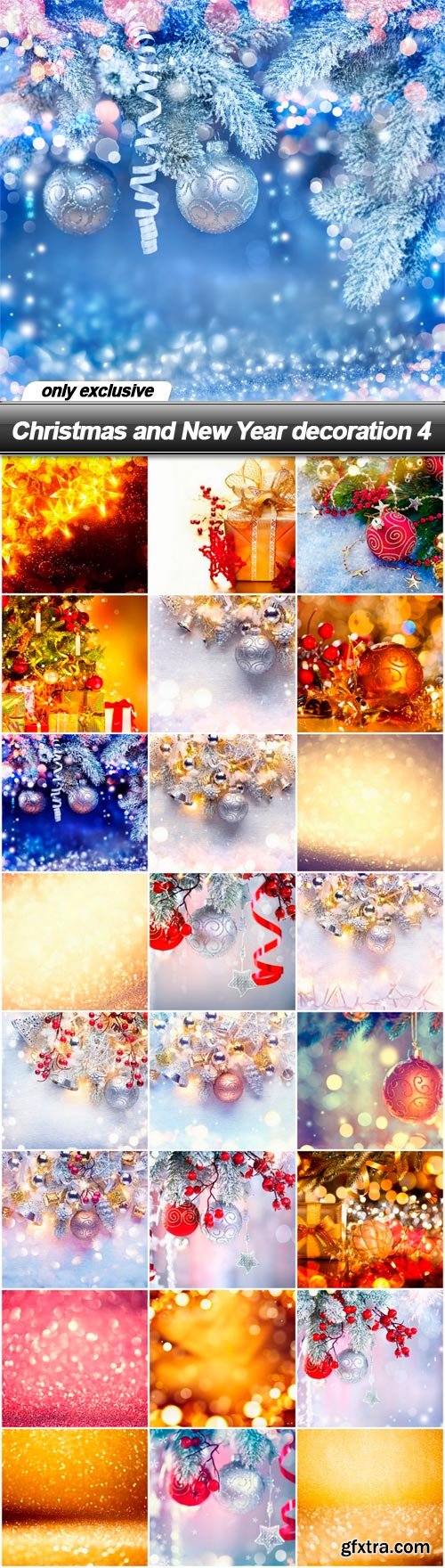Christmas and New Year decoration 4 - 25 UHQ JPEG