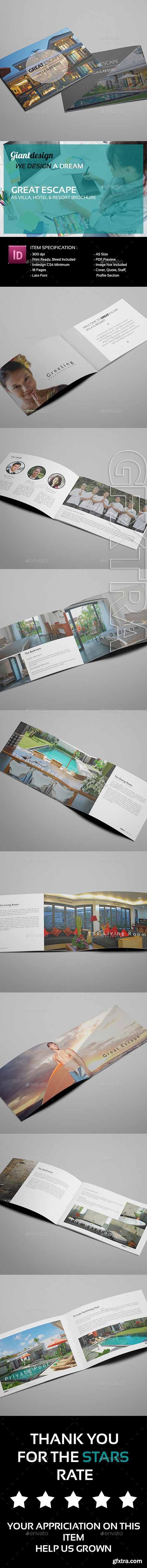 GraphicRiver - Great Escape - A5 Villa Resort Brochure 9854499