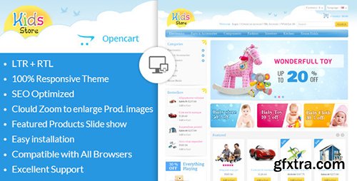 ThemeForest - Kids Store - OpenCart Responsive Theme (Update: 31 March 16) - 6449246