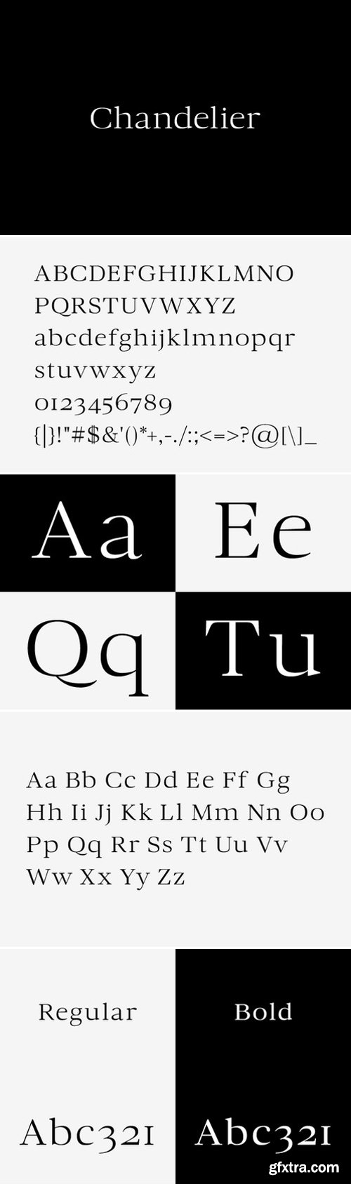 Chandelier Typeface