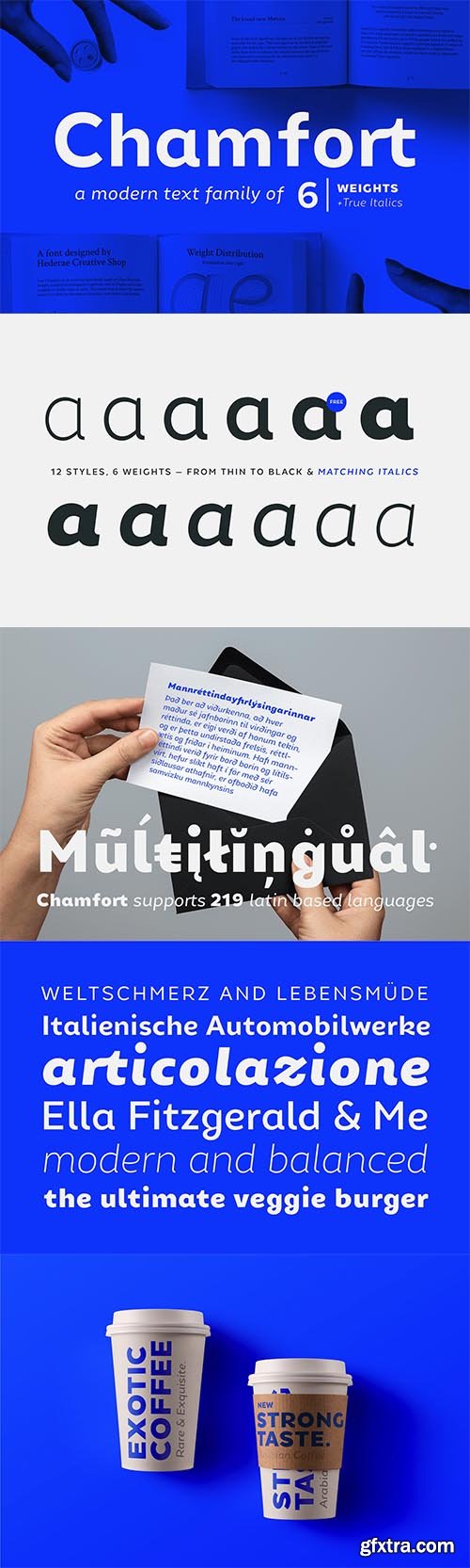 Chamfort Bold Font