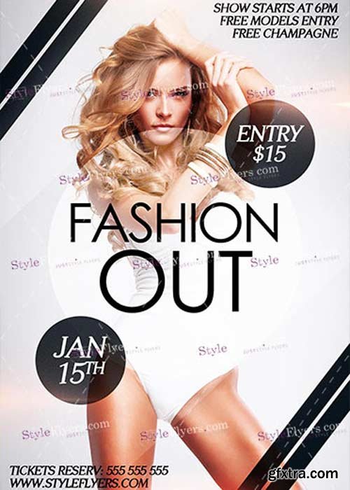Fashion Out V6 PSD Flyer Template