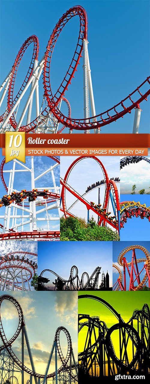 Roller coaster, 10 x UHQ JPEG