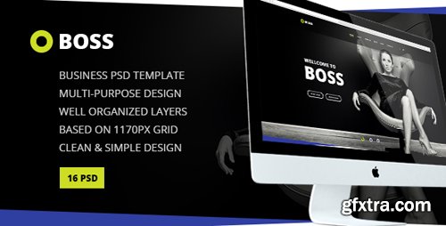 ThemeForest - Boss — Multi-Purpose Business PSD Template 13355934