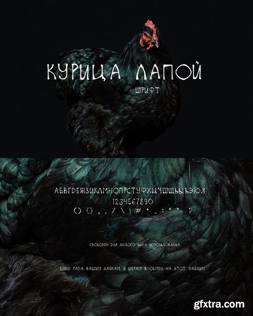 Kurica Lapoi cyrillic font